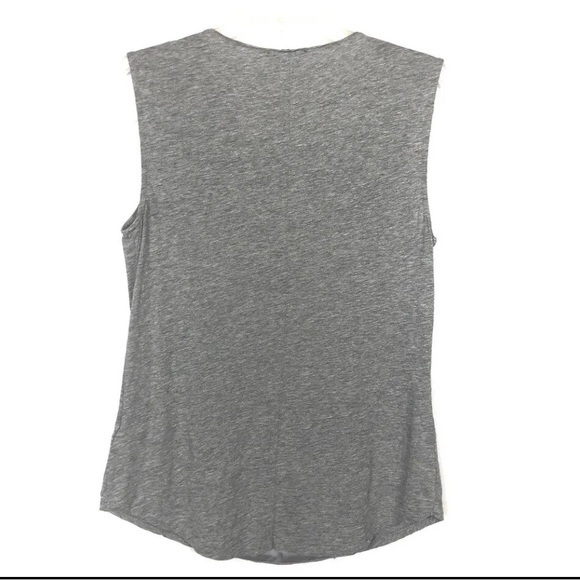 J. crew sequin detail‎ Gray sleeveless top Size small - Picture 3 of 5